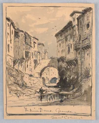 The River Darro, Granada