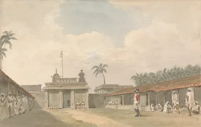A Sepoy Sergeant in a Compound