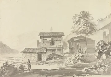 In the Village near Tassisudon [Tashicho Dzong]