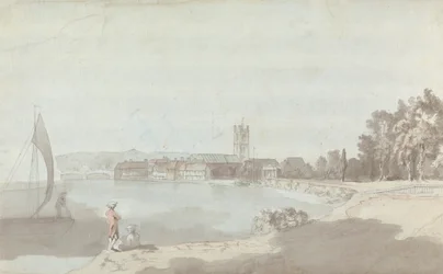 West Country Town by a River