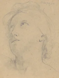 Study for The Judgment of Jupiter (Marpessa, head)