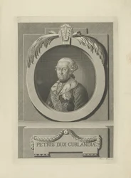 Peter von Biron 1724-1800, Duke of Courland and Semigallia, 1781