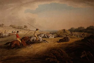 The Hog Chase - Across Fields, from 
