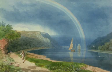 Rainbow on the River Avon, c.1825