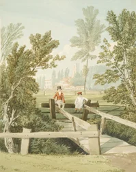 Two Boys on a Stile at Brislington Brook, c.1824