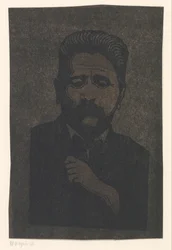 Self-portrait with cast shadow