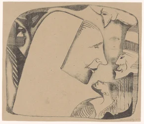 Fantasy: Various Profiles, a Large Head with 