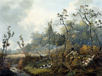 Woodcock Shooting (engraved by H.C. Pyall)