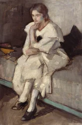 Girl in White Dress