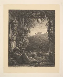 The Sleeping Shepherd, Early Morning, 1857