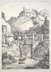 A Series of Ancient Buildings and Rural Cottages in the North of England: Runswick, 1821