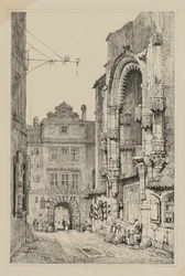Facsimiles of Sketches Made in Flanders and Germany: Thein Church, Prague