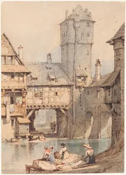 Laundresses before the Wasserturm, Nuremberg