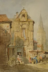 Marketplace at Bruges