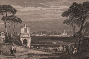 Rome with the Dome of St Peter