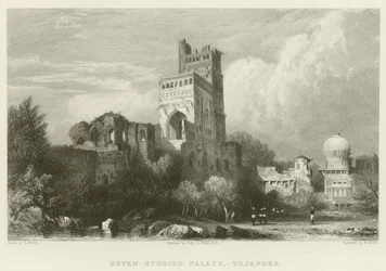 Seven-Storied Palace in Bejapore