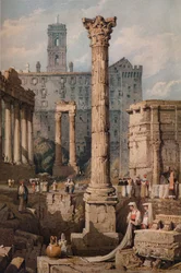 View in the Forum, Rome