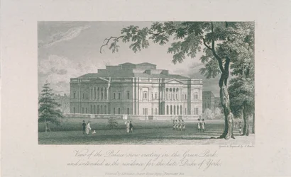 View of York House and Green Park, c.1800