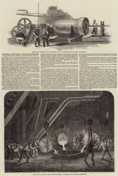 Cylinder of the Great Hydraulic Press Used for Raising the Tubes of the Britannia Bridge