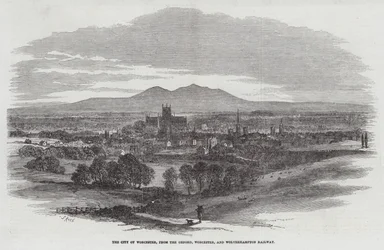 The City of Worcester, from the Oxford, Worcester, and Wolverhampton Railway