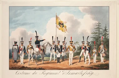 Dress Uniforms of the Izmailovsky Regiment, 1818