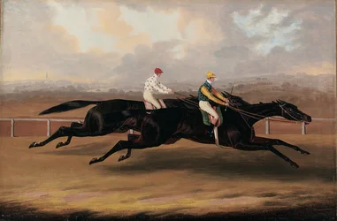 The Flying Dutchman and Voltigeur Running the Great Match Race