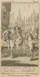 Wat Tyler Killed by the Lord Mayor in Smithfield