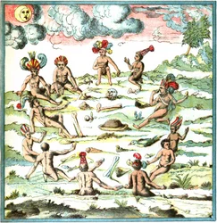 Champlain West Indies Plate LIX - Story of the Indians