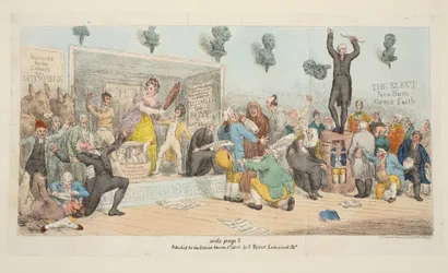 Plate from The Satirist, published 1st March, 1808