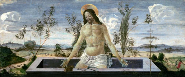 Predella panel depicting the Resurrection, from the St. Barnabas Altarpiece