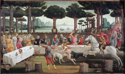 The Banquet in the Forest: Scene III of The Story of Nastagio degli Onesti