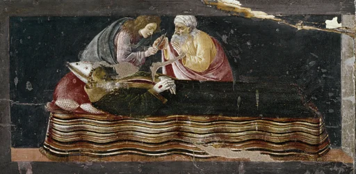 The extraction of the heart of Saint Ignatius. Detail of the Saint Barnabas Altarpiece