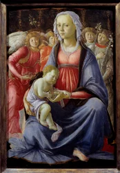 Virgin and Child Surrounded by Five Angels