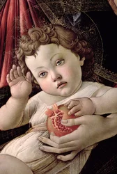 Madonna of the Pomegranate (detail)