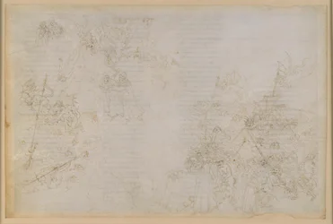 The Divine Comedy, Inferno XXI. Virgil and Dante in the Eighth Circle of Hell (Malebolge), 5th Bolgia: Punishment of the Corrupt in Public Offices; The Escort by the Devils