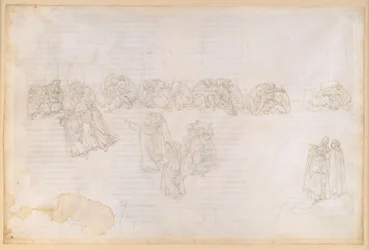 The Divine Comedy, Purgatorio XIII. Second Ring of Purgatory: Penance for Envy and Schadenfreude; Conversation with Sapia Salvani