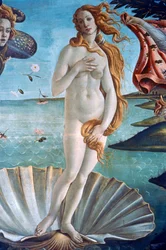 The Birth of Venus (detail), c1485