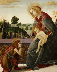 The Madonna and Child with the Young St. John the Baptist in a Landscape