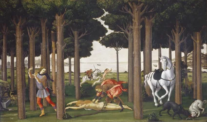 The Story of Nastagio degli Honesti, Panel II