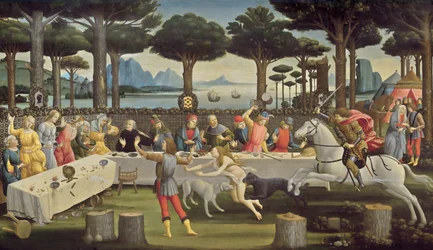 The Story of Nastagio degli Onesti, Panel 3