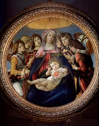 Virgin and Child and Six Angels, also called Madonna della Melagrana or Melograno