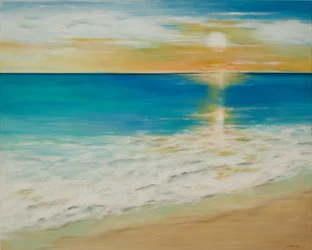 Seascape at Sunset, 2019