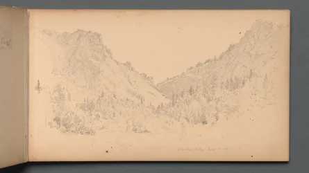 Sketchbook, Page 18: Dixville Notch, Sept. 4, 89, 1859
