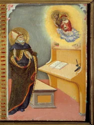 Apparition of Saint Jerome and Saint John the Baptist to Saint Augustine of Hippo