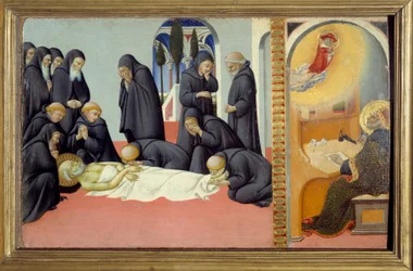 Scene of the Life of Saint Jerome: Death of Saint Jerome and His Apparition to Saint Augustine