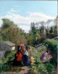 Ladies in a Garden