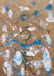 Abstract Blue Movement