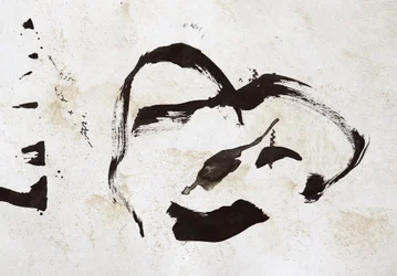 Abstract Ink Portrait