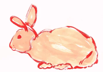 Cute Orange Bunny