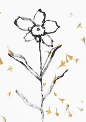 Delicate Flower Sketch